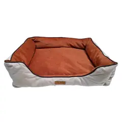 GENERICO - Cama Rectangular para Perros Medianos  Lavable Talla M