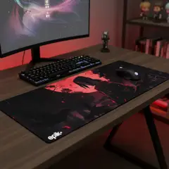 EPIK - Mouse Pad Gamer Xl Largo Antideslizante Diseño Itachi