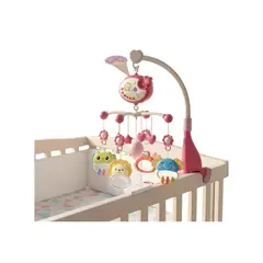 KIDSHOP - Móvil Musical Para Proyector De Sonajero Giratorio HE0303 ROSA