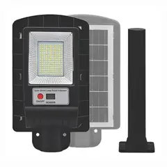 GENERICO - Lámpara De 120w Reflector Solar Exteriores Panel Solar Cl111 Negro