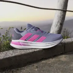 ADIDAS - Tenis Galaxy 7 morado de mujer para correr