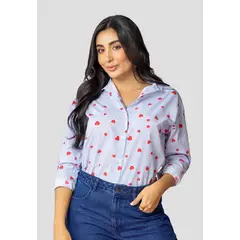 MARKETING PERSONAL - Camisa Mujer Estampado Mp 113477