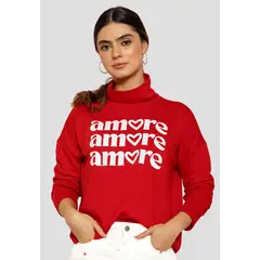 ATYPICAL - Buzo Mujer Rojo 113618
