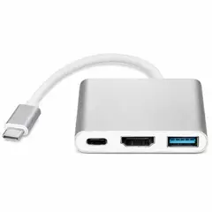 GENERICO - Adaptador Tipo C A Hdmi Usb Tipo C para MacBook Pc y celular