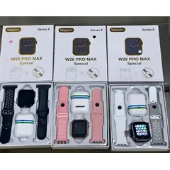 GENERICO - Combo reloj y audifonos W26pro max