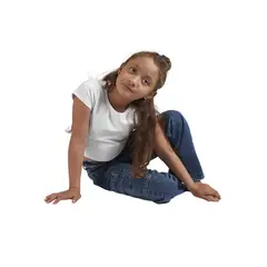 BIGBOYS - Camiseta Slim Cortes Blanca Bebé Niña 24 Meses