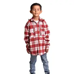 BIGBOYS - Camisa Leñador Roja Niño