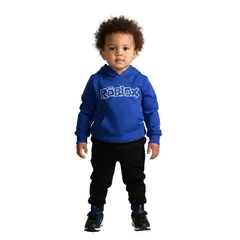 BIGBOYS - Conjunto Sudadera Roblox Azul Rey Bebe Niño