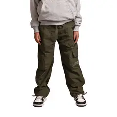 BIGBOYS - Pantalón Parachute Verde Bebé Niño