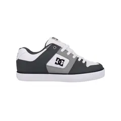 DC SHOES - Tenis Pure para hombre color gris y blanco