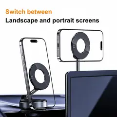 GENERICO - Soporte Celular Magnético con Succión al Vacío 360° Premium