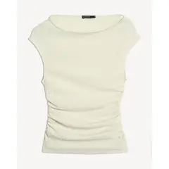 SEVEN SEVEN - Camiseta Para Mujer Manga Corta Cuello Redondo Color Marfil Marca #28096616