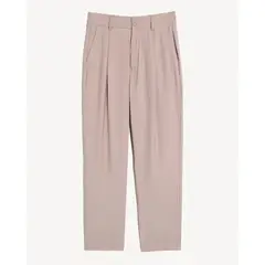 SEVEN SEVEN - Pantalón Sastrero Fluido Para Hombre Beige