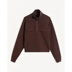 SEVEN SEVEN - Buzo Para Mujer Cuello Alto O Cuello Tortuga Color Café Marca #28060470