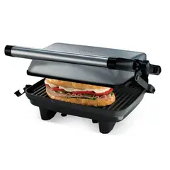OSTER - Sanduchera grill 2Puestos CKSTPA2880 Plateado