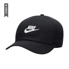 NIKE - Gorra Club Unstructured Futura para Niño-Negro