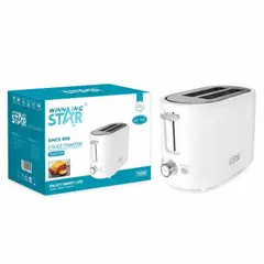 GENERICO - Tostadora Eléctrica De Pan 7 Niveles De 750w Winning Star Blanca