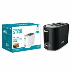 GENERICO - Tostadora Eléctrica De Pan 7 Niveles De 750w Winning Star Negro