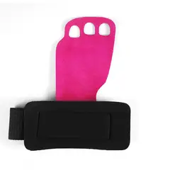 LAVEF - Calleras de Carnaza 3 Dedos para Gimnasio y Crossfit - Fucsia - L
