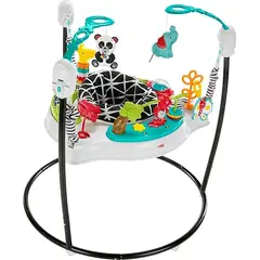 FISHER PRICE - Fisher-Price Silla saltarina para bebé con pétalos rosa Jumperoo Centro de actividad musical con luces sonidos