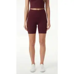BELIFE - Ciclista deportivo burgundy para mujer