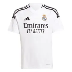 ADIDAS - Camiseta Performance Niño Uniforme local Real Madrid 24 - Blanco - Fútbol - Uso casual y entrenamiento