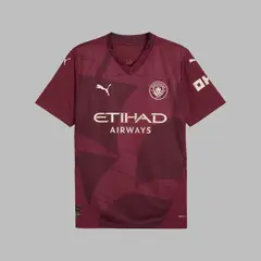 PUMA - Camiseta Hombre Manchester City 24/25- Rojo