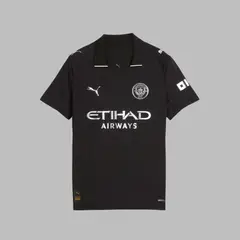 PUMA - Camiseta Kids Manchester 25/26 Visitante-Negro