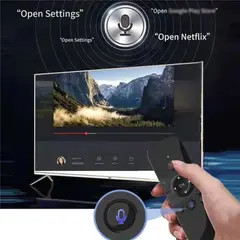 TECNOHOGAR JS - Control Remoto Smart Tv Universal Air Mouse Voz Bluetooth