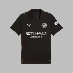 PUMA - Camiseta Hombre Manchester City 25/26 Visitante-Negro