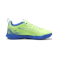 PUMA - Torretín Niño Ultra 5 Play TF- Verde - Azul - Fútbol - Césped sintético