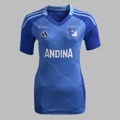 ADIDAS - Camiseta Mujer Local Millonarios FC 2025 - Azul