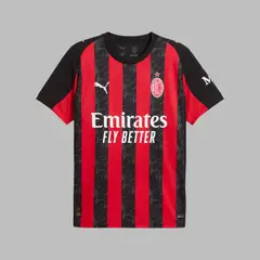 PUMA - Camiseta Hombre local del AC Milan 25/26 - Rojo-Negro