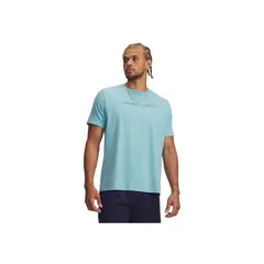 UNDER ARMOUR - Camiseta Hombre UA M BLUR WM SS Azul