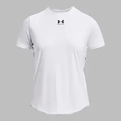 UNDER ARMOUR - Camiseta Mujer Challenger Pro - Blanco - Fútbol - Uso casual y entrenamiento
