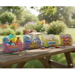 INFANTILES CAJUROMIX - Cajas Pequeña De Regalo Colorida Pack X12