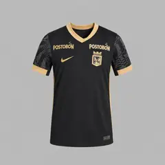 NIKE - Camiseta Kids Atlético Nacional 2da 2025-Negro-Dorado