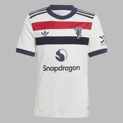 ADIDAS ORIGINALS - Camiseta adidas Kids 3ra Equipacion Manchester U. 24 -Blanco