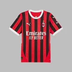 PUMA - Camiseta Hombre Ac Milan Home 24/25- Rojo-Negro