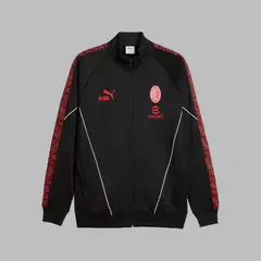 PUMA - Chaqueta Hombre KING Anthem del AC Milan - Negro - Rojo