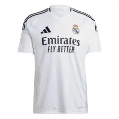 ADIDAS - Camiseta Performance Hombre Local Real Madrid 24/25 - Blanco - Fútbol - Uso casual y entrenamiento