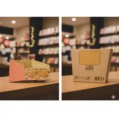 GENERICO - Cajas Tipo Ancheta Decoradas Pequeña Con Mensaje Pack X12