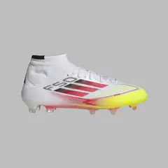 ADIDAS - Guayos Mujer F50 Elite Mid Firm FG-Blanco