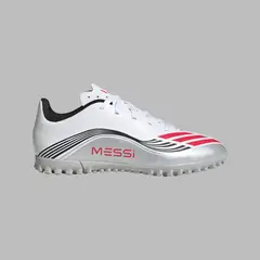 ADIDAS - Torretin Kids F50 Messi Club TF - Blanco/Plateado