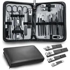 GENERICO - Kit Aseo Profesional Pedicura y Limpieza Facial Negro