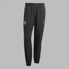 ADIDAS - Pantalón Performance Hombre Manchester United UBP - Negro - Fútbol - Uso casual y entrenamiento