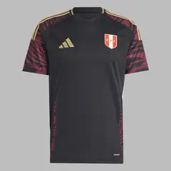ADIDAS - Camiseta Performance Hombre Visitante Selección Perú 24 - Negro - Fútbol - Uso casual y entrenamiento
