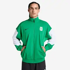 NIKE - Chaqueta Hombre Anthem Atlético Nacional-Verde - Blanco - Fútbol - Uso casual y entrenamiento