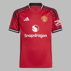 ADIDAS - Camiseta Niños Local Manchester United 25/26 - Rojo