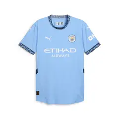 PUMA - Camiseta Hombre Local Del Manchester City 24/25 - Azul - Fútbol - Uso casual y entrenamiento